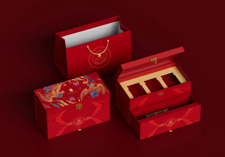 Hộp quà Tết – Phượng Uyển 2 Tầng