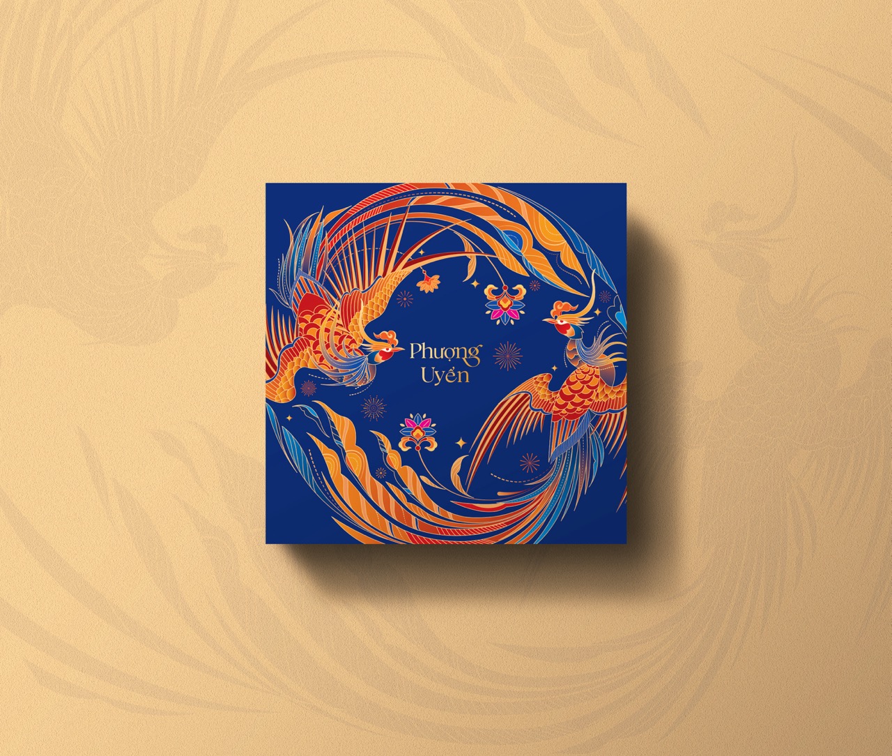 Hộp quà Tết – Phượng Uyển xanh