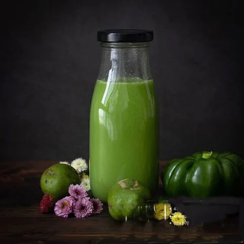 Chai thủy tinh 300ml nắp thiếc CL20