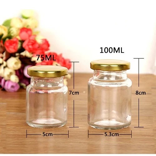 Combo 10 hũ thủy tinh làm sữa chua HU04