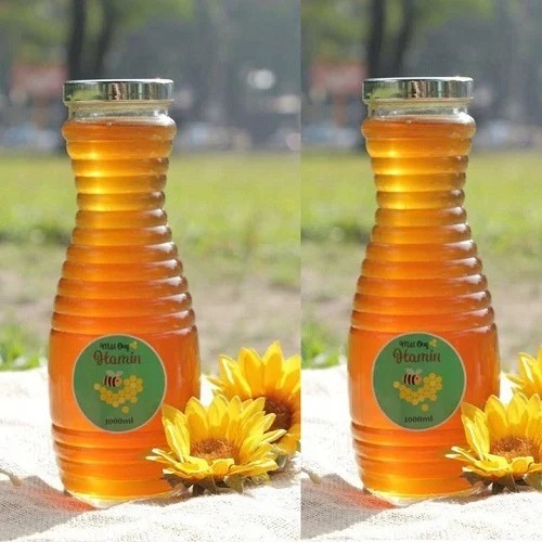Hũ đựng mật ong thủy tinh 1 lít HU08