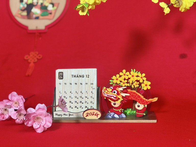 Lịch gỗ để bàn LB03