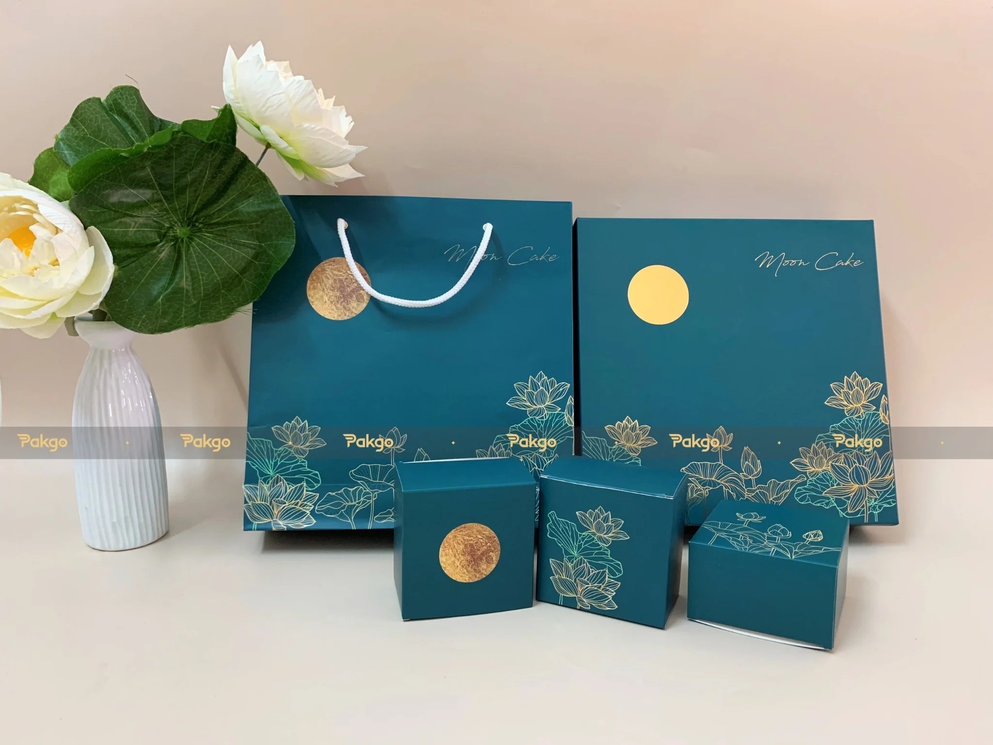 Vỏ hộp bánh trung thu Sen Tỏa