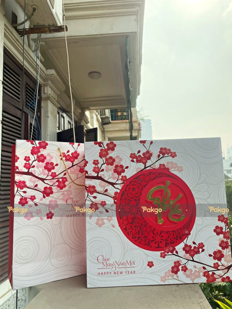 Vỏ hộp quà tết 2022 – Mã BS-01 (36*36*10)