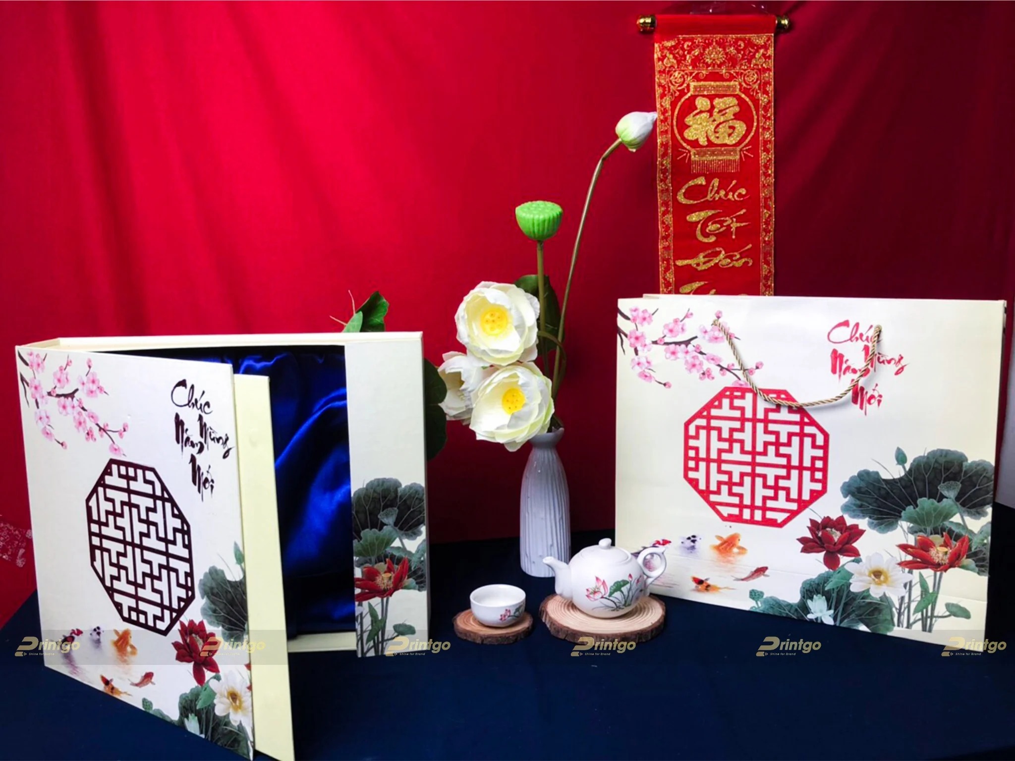Vỏ hộp quà tết HQT-NC01