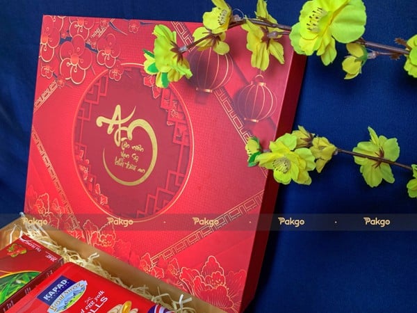 Vỏ hộp quà tết 2022 – Mã TD-301C (36*29*10.5)