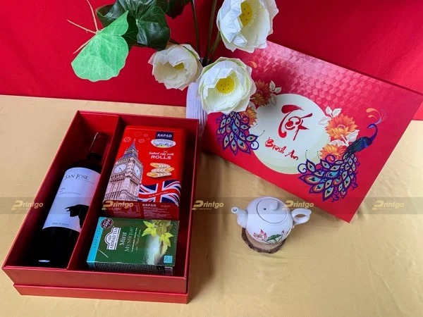 Vỏ hộp quà tết Bình An