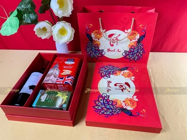 Vỏ hộp quà tết Bình An