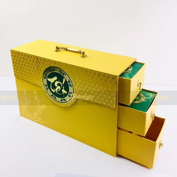 Vỏ hộp quà tết 3 tầng (26x38x11cm)