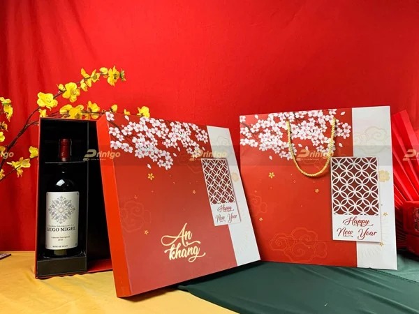 Vỏ hộp quà tết An Khang