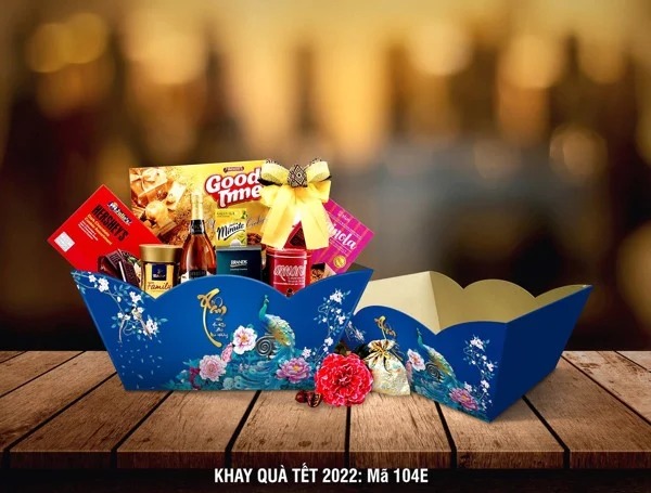 Vỏ khay đựng quà tết 2022 – Mã TD-104E
