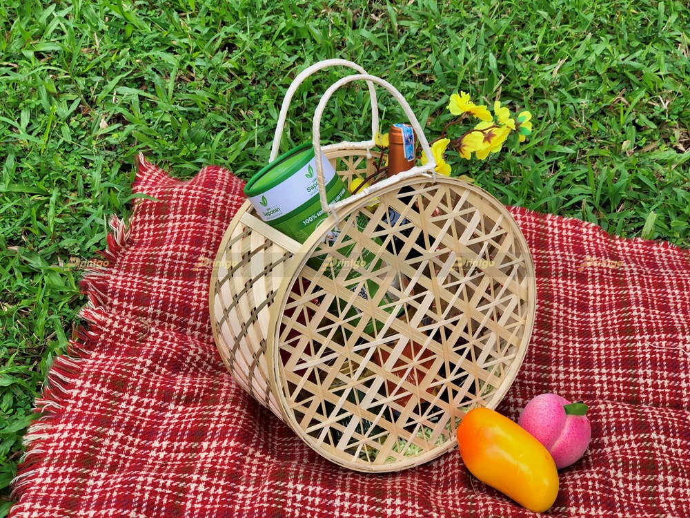 Giỏ mây tre đan GT08