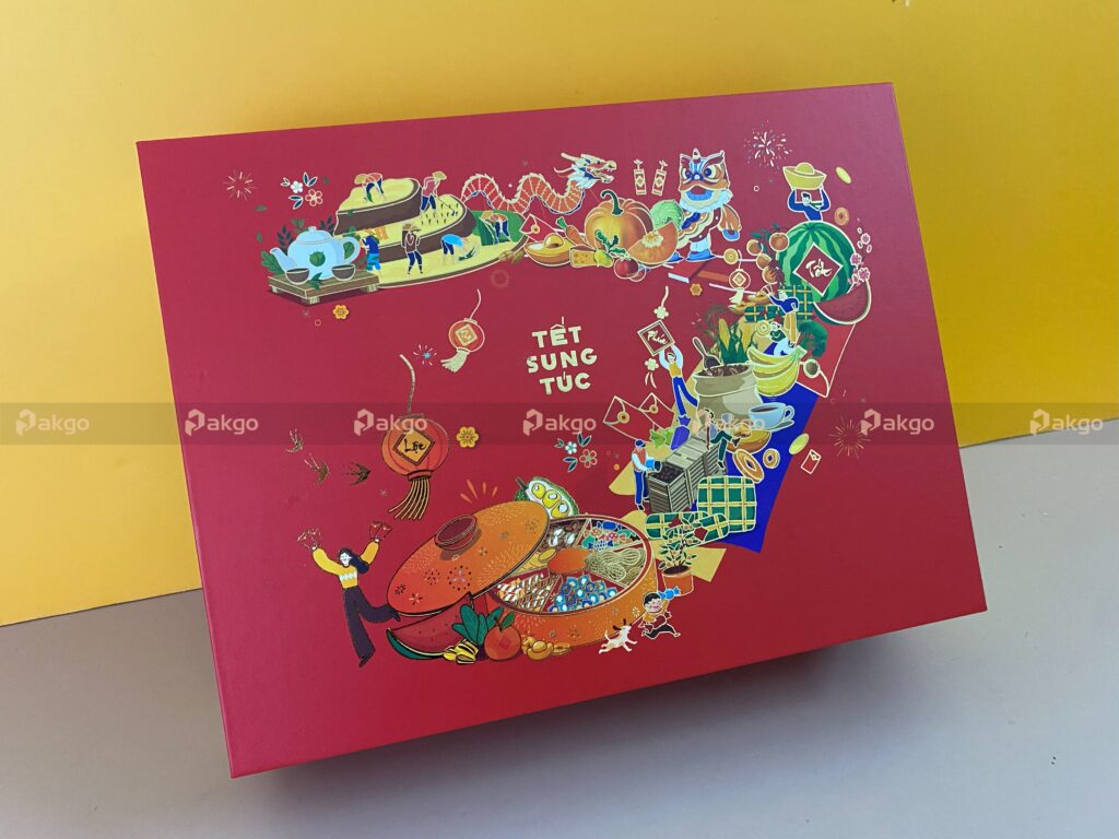 Hộp quà tết bán sẵn cao cấp Hộp quà tết bán sẵn cao cấp