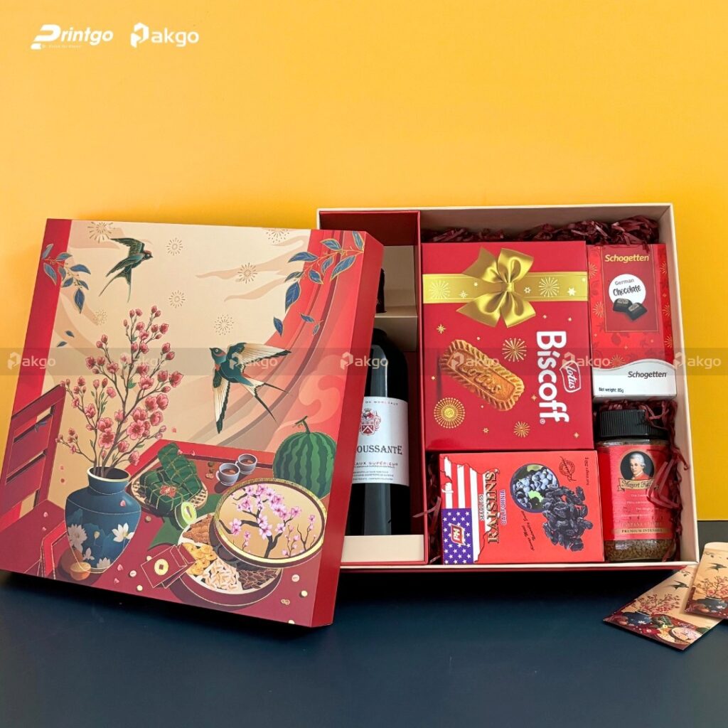 Kích thước hộp quà tết âm dương Kích thước hộp quà tết âm dương