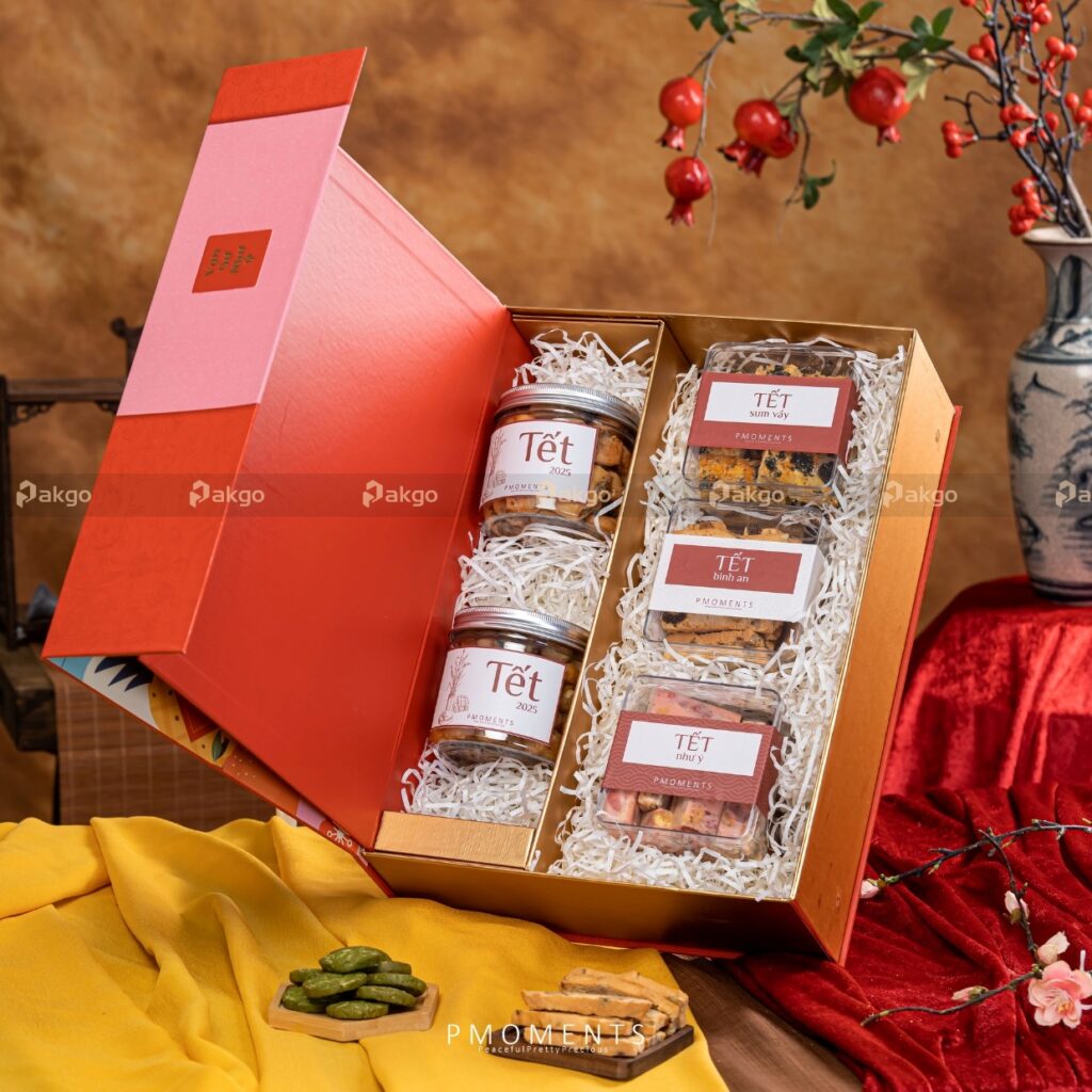Kích thước hộp quà tết nắp lật nam châm Kích thước hộp quà tết nắp lật nam châm