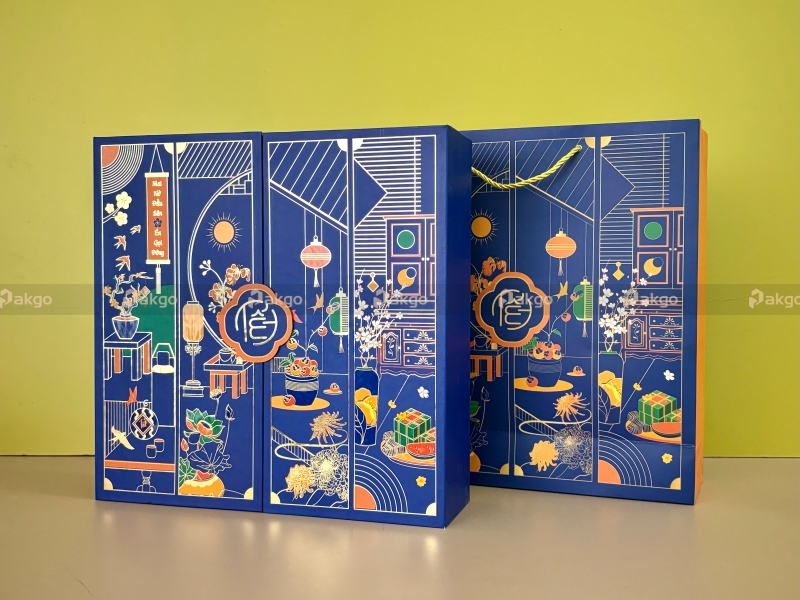 Mẫu bao bì tết Ngũ Phúc đa dạng Mẫu bao bì tết Ngũ Phúc đa dạng