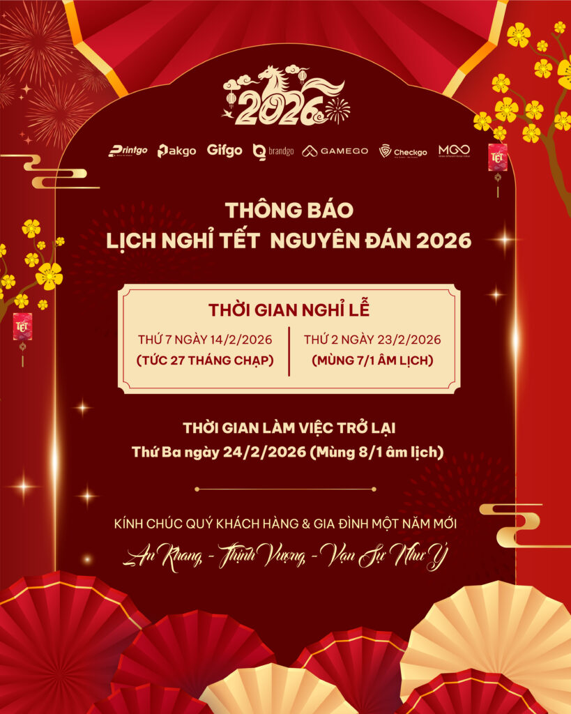 Pakgo cập nhật lịch nghỉ Tết Nguyên Đán 2026 Pakgo cập nhật lịch nghỉ Tết Nguyên Đán 2026