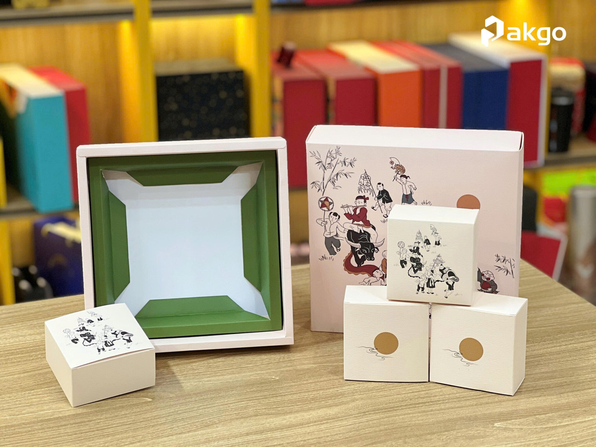 Hộp trung thu 4 bánh mềm Hội Ca